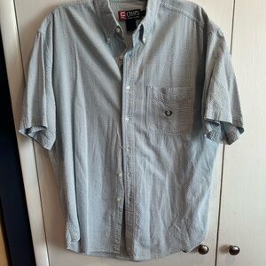 Chaps Ralph Lauren Light Gray Men's Casual Shirt